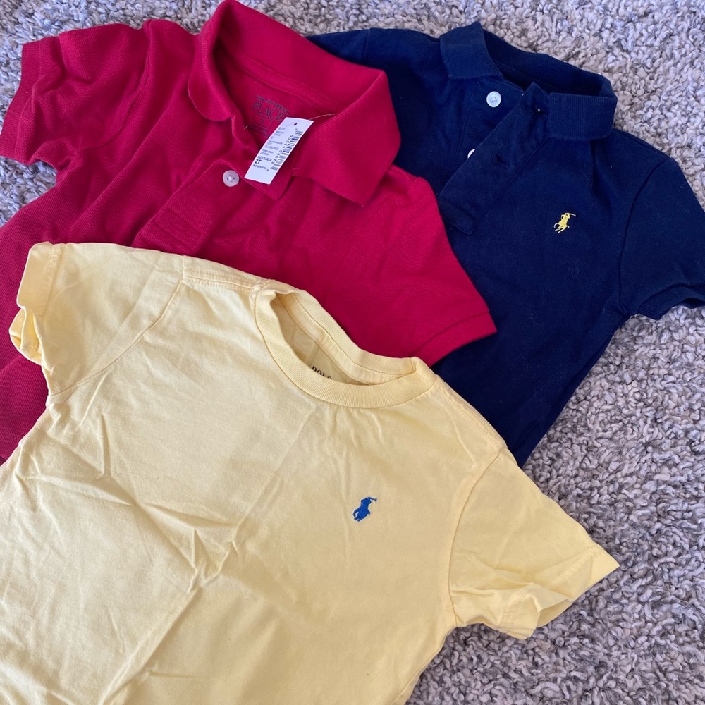 3 Boys Polo Shirts (1- CP)